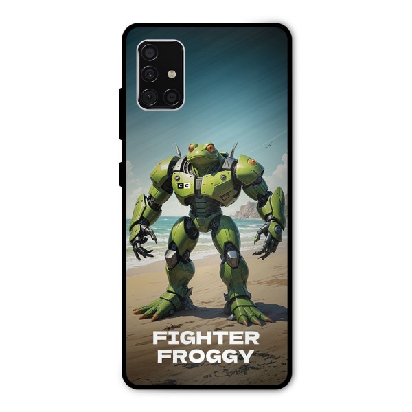 Fighter Froggy Metal Back Case for Galaxy A51