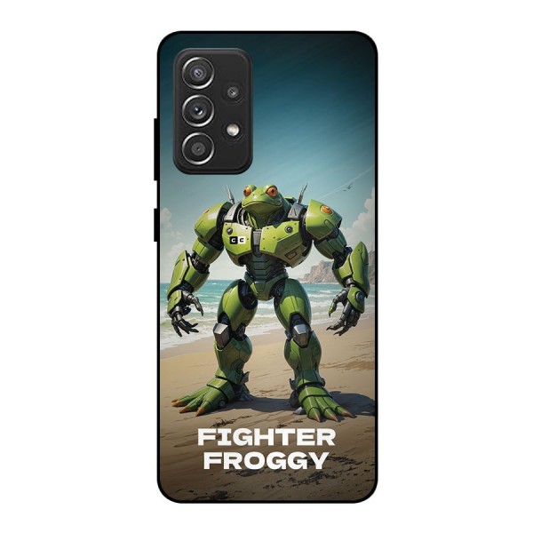 Fighter Froggy Metal Back Case for Galaxy A52