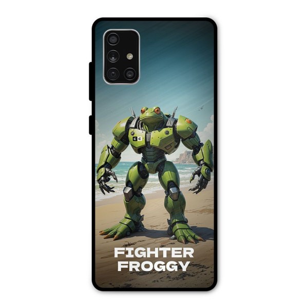 Fighter Froggy Metal Back Case for Galaxy A71