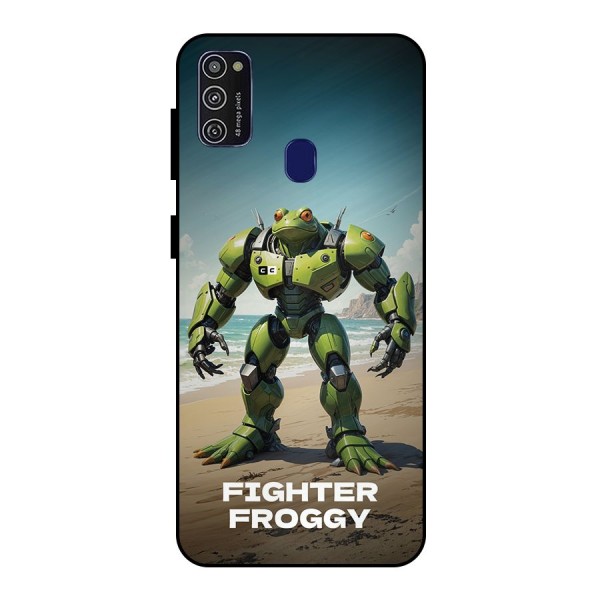 Fighter Froggy Metal Back Case for Galaxy M30s