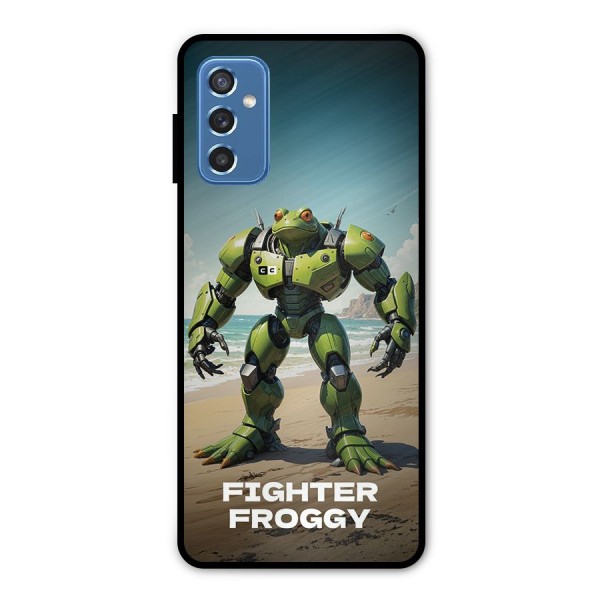 Fighter Froggy Metal Back Case for Galaxy M52 5G