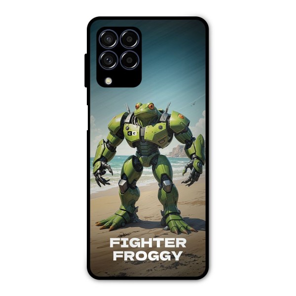 Fighter Froggy Metal Back Case for Galaxy M53 5G