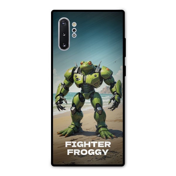 Fighter Froggy Metal Back Case for Galaxy Note 10 Plus