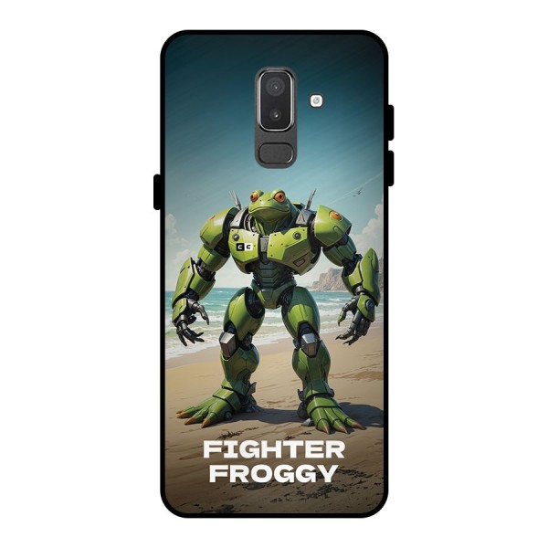 Fighter Froggy Metal Back Case for Galaxy On8 (2018)