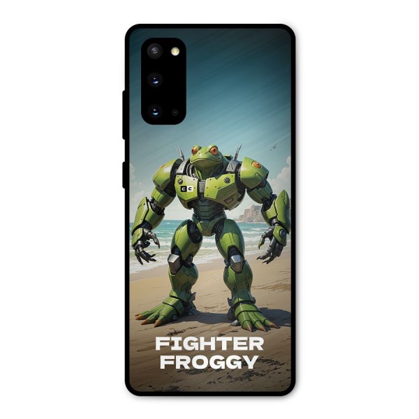 Fighter Froggy Metal Back Case for Galaxy S20