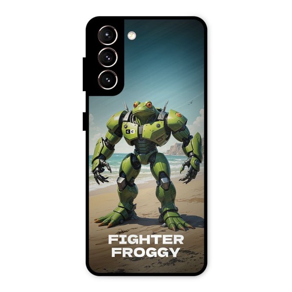 Fighter Froggy Metal Back Case for Galaxy S21 5G