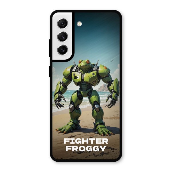 Fighter Froggy Metal Back Case for Galaxy S21 FE 5G