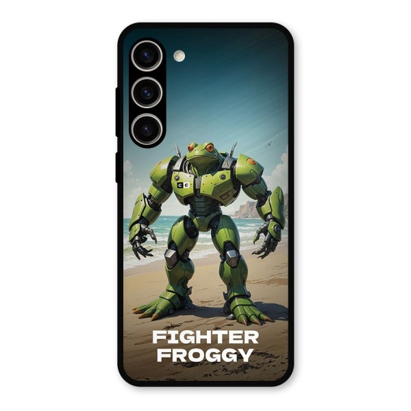 Fighter Froggy Metal Back Case for Galaxy S23 Plus