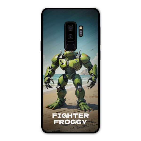 Fighter Froggy Metal Back Case for Galaxy S9 Plus