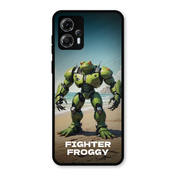 Fighter Froggy Metal Back Case for Moto G13