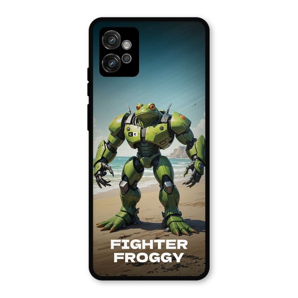 Fighter Froggy Metal Back Case for Moto G32