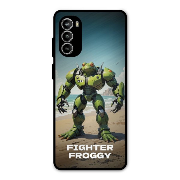 Fighter Froggy Metal Back Case for Moto G52