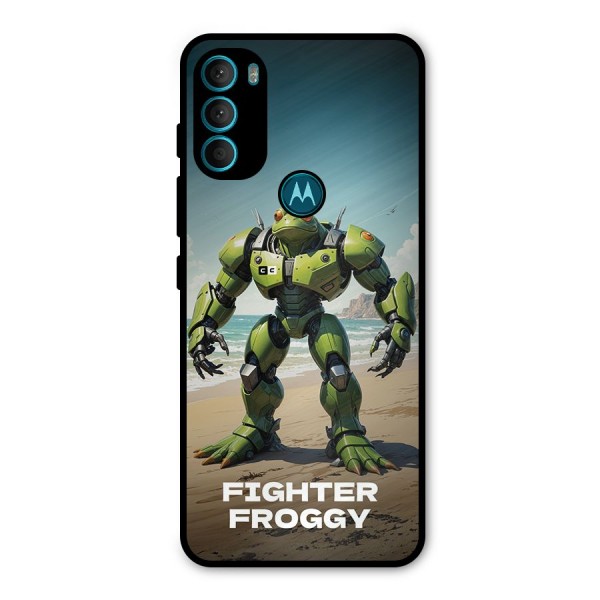 Fighter Froggy Metal Back Case for Moto G71 5G