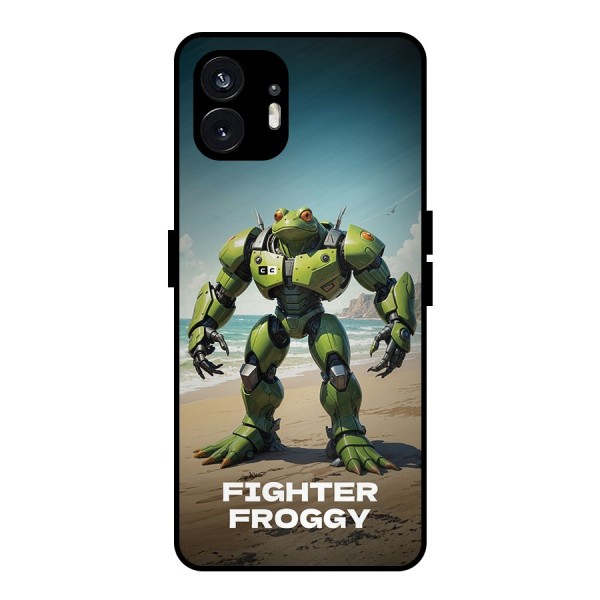 Fighter Froggy Metal Back Case for Nothing Phone 2