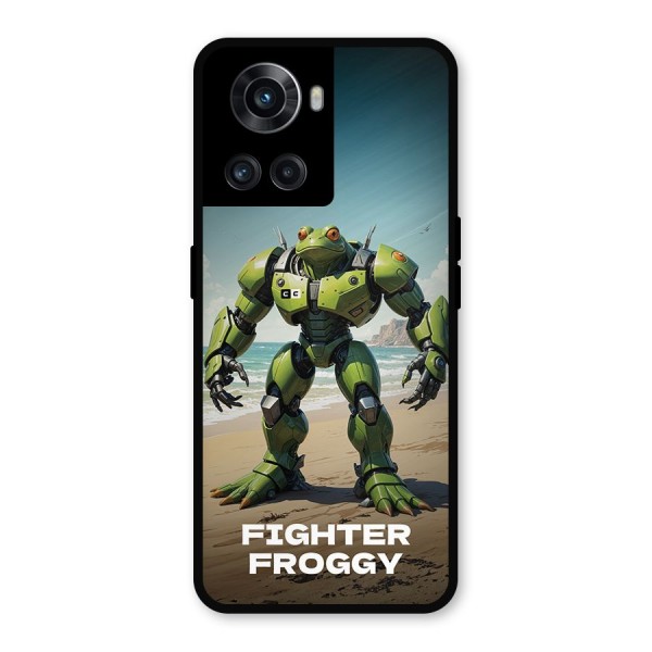 Fighter Froggy Metal Back Case for OnePlus 10R