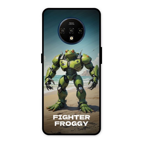 Fighter Froggy Metal Back Case for OnePlus 7T