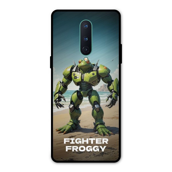 Fighter Froggy Metal Back Case for OnePlus 8