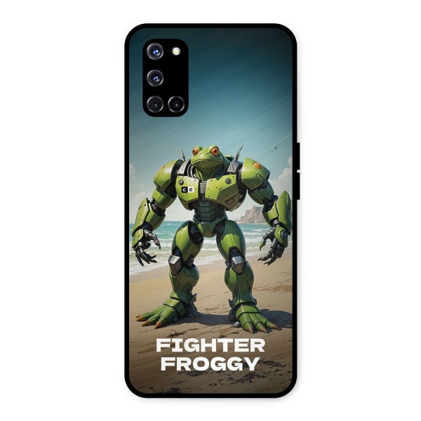 Fighter Froggy Metal Back Case for Oppo A52