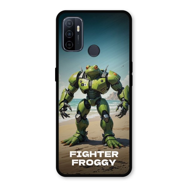 Fighter Froggy Metal Back Case for Oppo A53