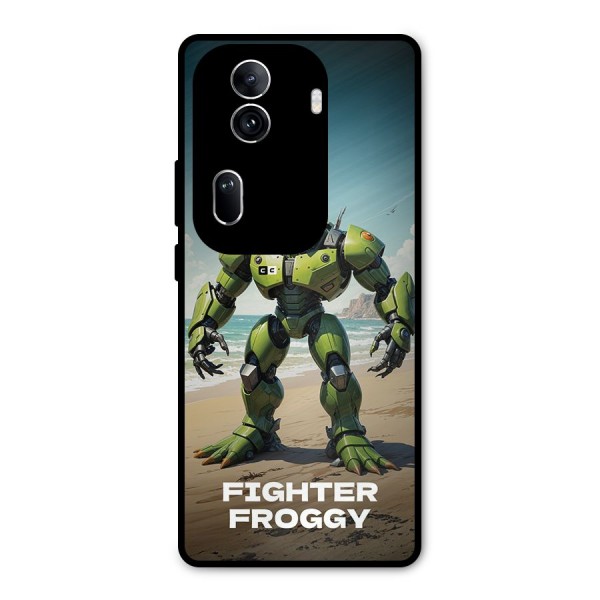 Fighter Froggy Metal Back Case for Oppo Reno11 Pro 5G
