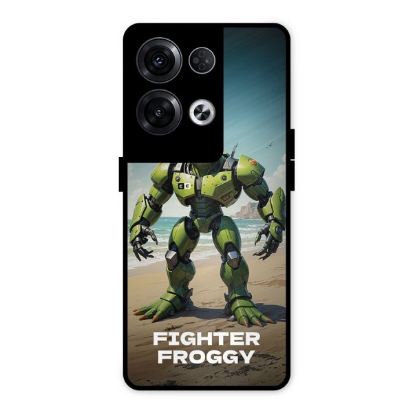 Fighter Froggy Metal Back Case for Oppo Reno8 Pro 5G