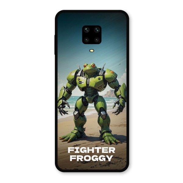 Fighter Froggy Metal Back Case for Poco M2 Pro