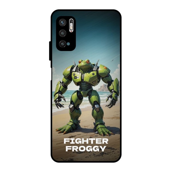 Fighter Froggy Metal Back Case for Poco M3 Pro 5G