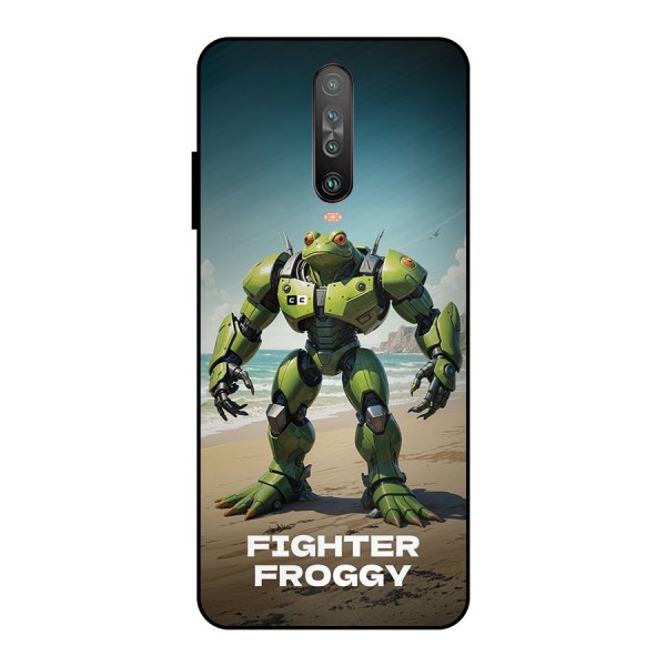 Fighter Froggy Metal Back Case for Poco X2