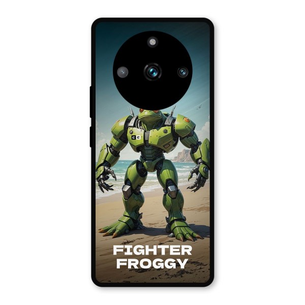 Fighter Froggy Metal Back Case for Realme 11 Pro Plus