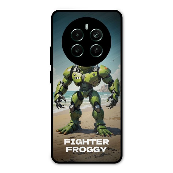 Fighter Froggy Metal Back Case for Realme 12 Plus