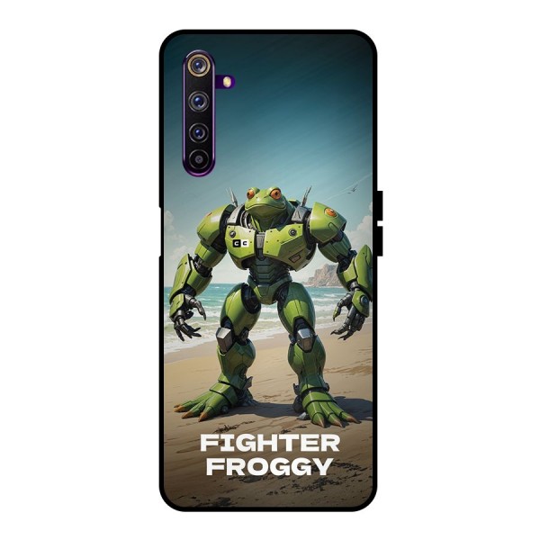 Fighter Froggy Metal Back Case for Realme 6 Pro