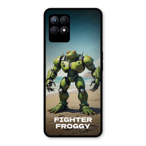 Fighter Froggy Metal Back Case for Realme 8i