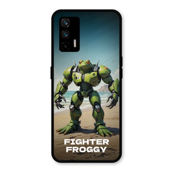 Fighter Froggy Metal Back Case for Realme GT 5G