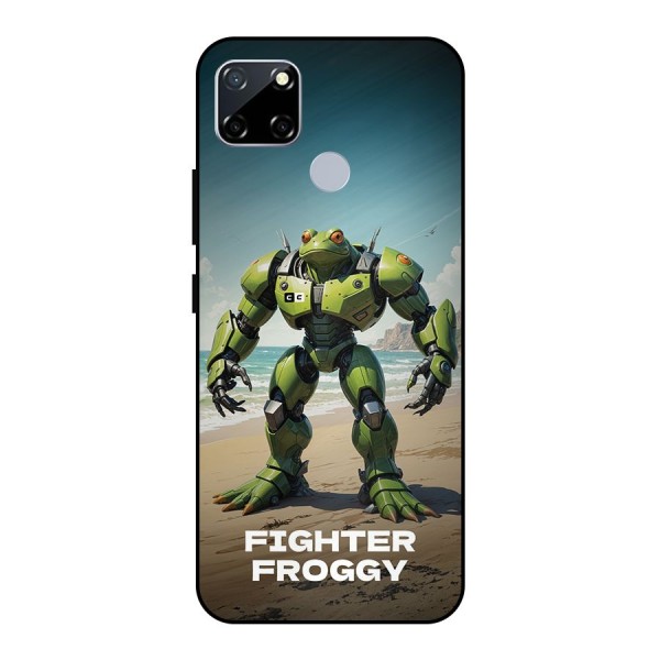 Fighter Froggy Metal Back Case for Realme Narzo 20