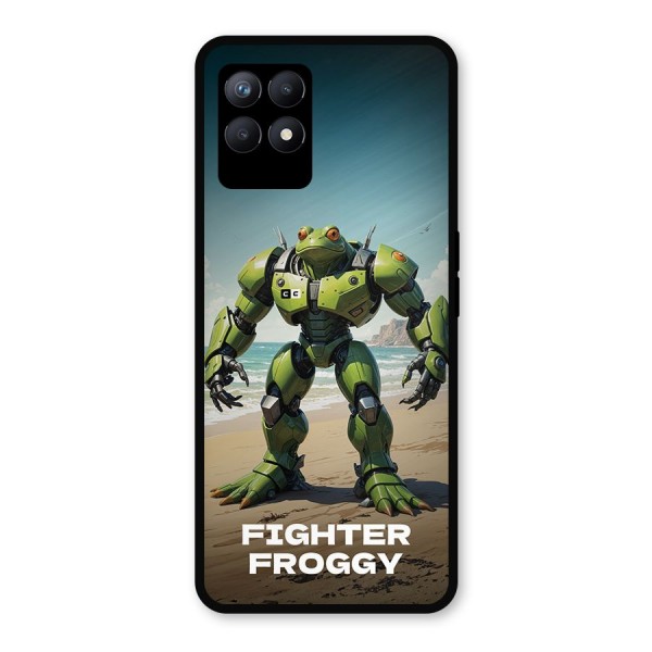 Fighter Froggy Metal Back Case for Realme Narzo 50