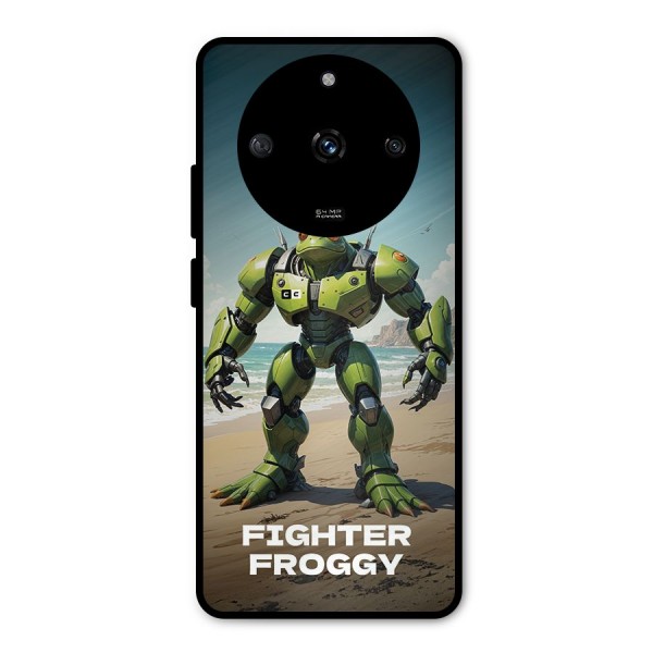 Fighter Froggy Metal Back Case for Realme Narzo 60 5G