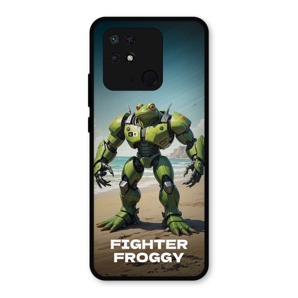 Fighter Froggy Metal Back Case for Redmi 10