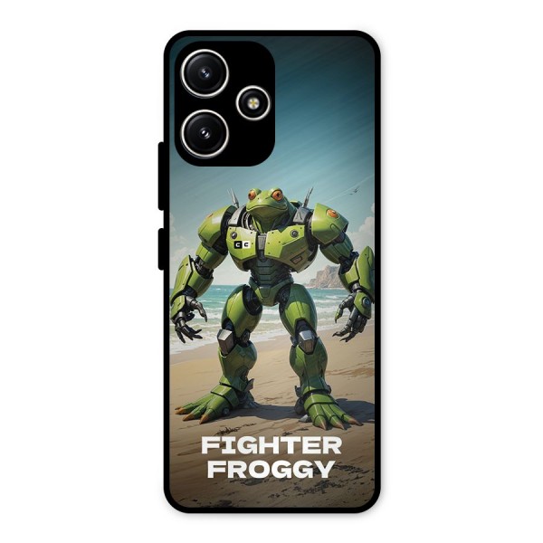 Fighter Froggy Metal Back Case for Redmi 12 5G