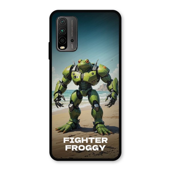 Fighter Froggy Metal Back Case for Redmi 9 Power