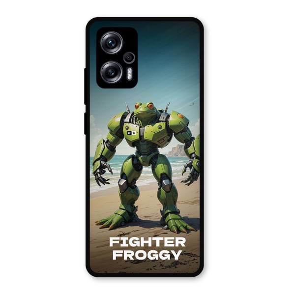 Fighter Froggy Metal Back Case for Redmi K50i