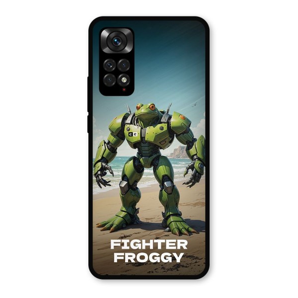 Fighter Froggy Metal Back Case for Redmi Note 11