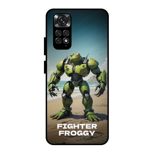 Fighter Froggy Metal Back Case for Redmi Note 11 Pro