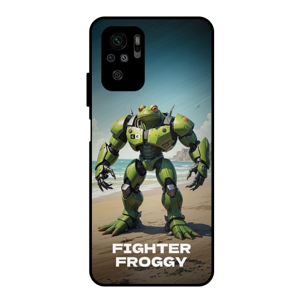 Fighter Froggy Metal Back Case for Redmi Note 11 SE