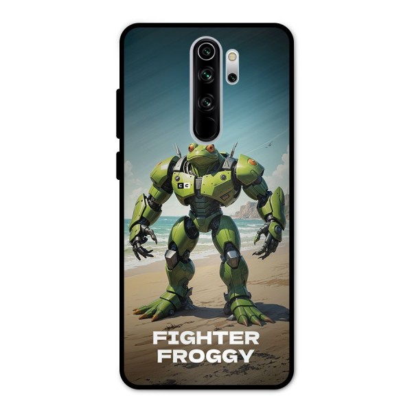 Fighter Froggy Metal Back Case for Redmi Note 8 Pro