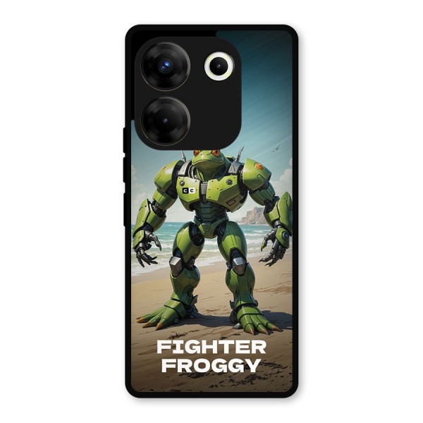 Fighter Froggy Metal Back Case for Tecno Camon 20