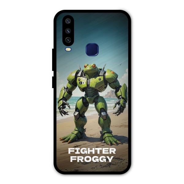 Fighter Froggy Metal Back Case for Vivo U10