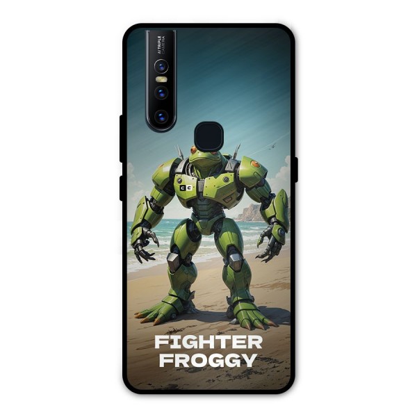 Fighter Froggy Metal Back Case for Vivo V15