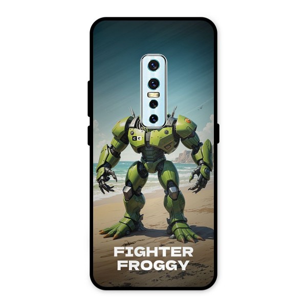 Fighter Froggy Metal Back Case for Vivo V17 Pro