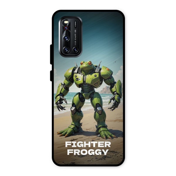 Fighter Froggy Metal Back Case for Vivo V19