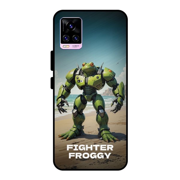 Fighter Froggy Metal Back Case for Vivo V20 Pro